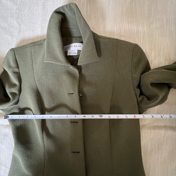 Vintage Two pieces pant suit set with long line jacket - Picture 2 of 7